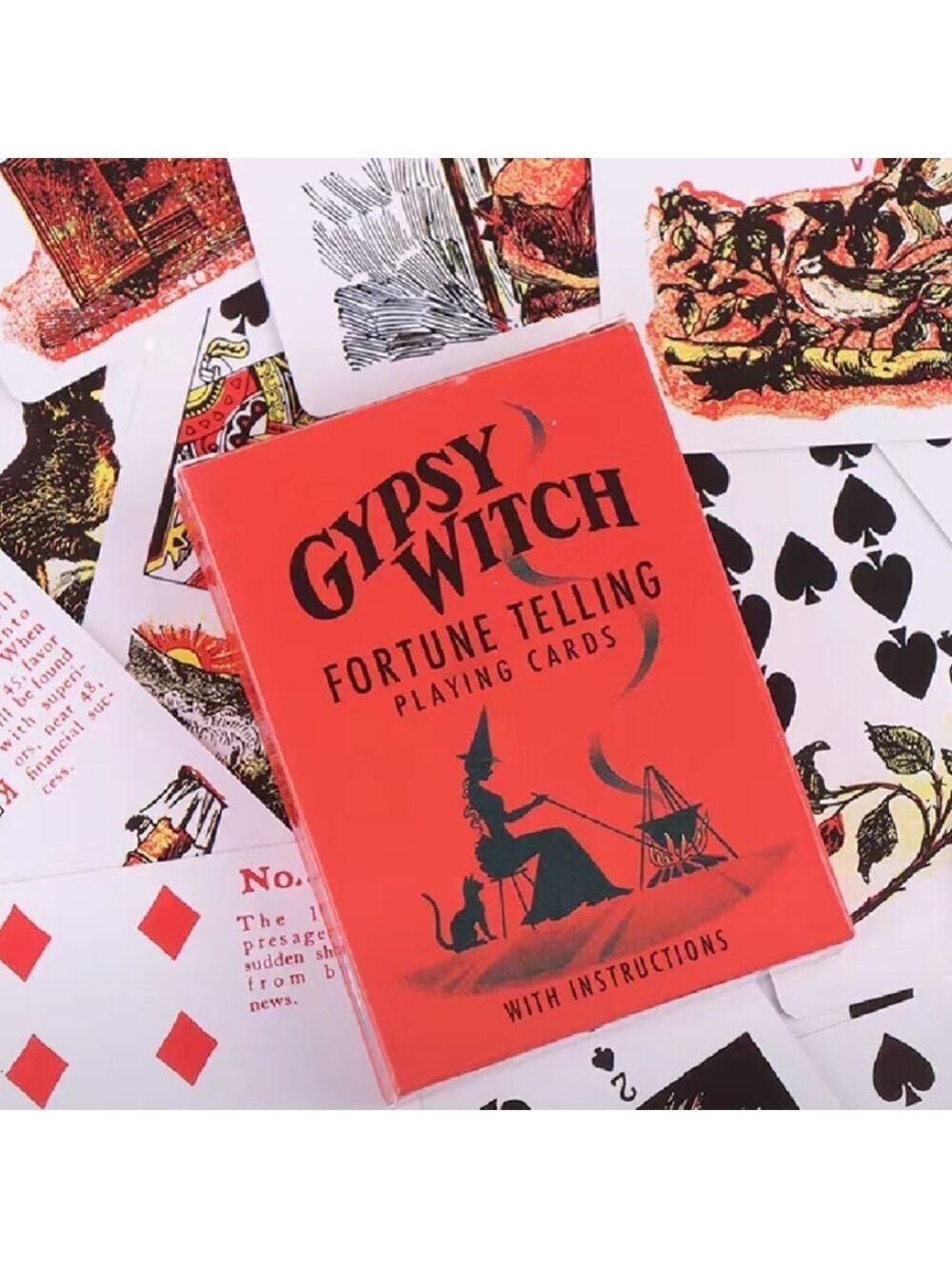 Gypsy Witch Fortune Telling Cards tarot oracle deck